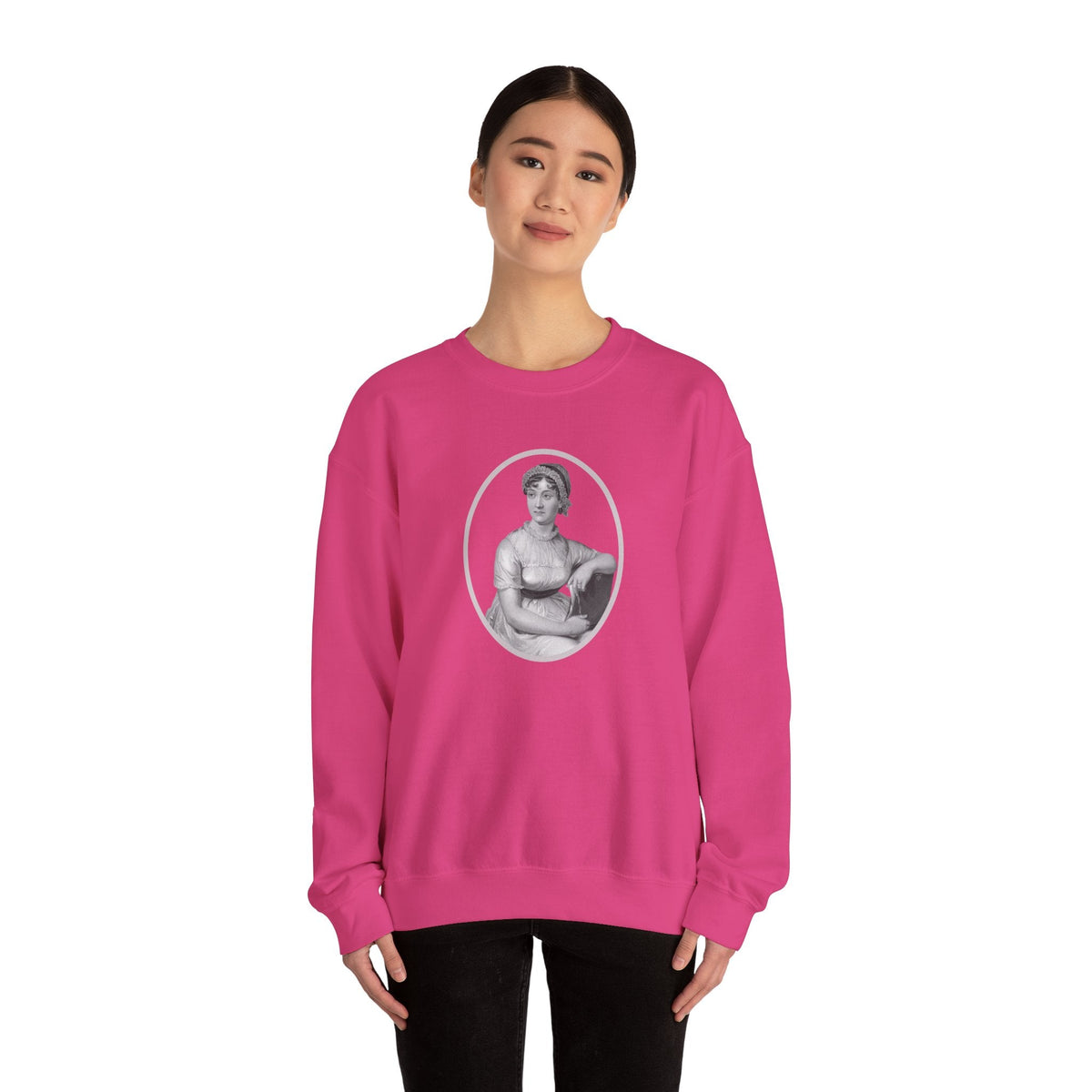 Jane Austen Portrait Vintage Graphic Sweatshirt product image 13