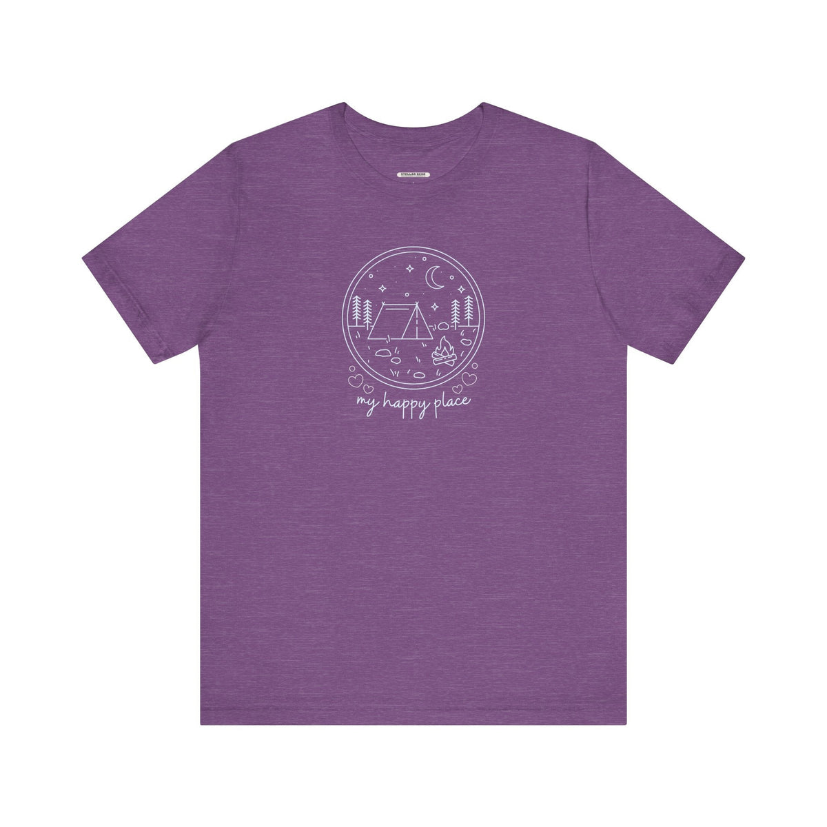 My Happy Place (Camping) Graphic T-Shirt product image 6