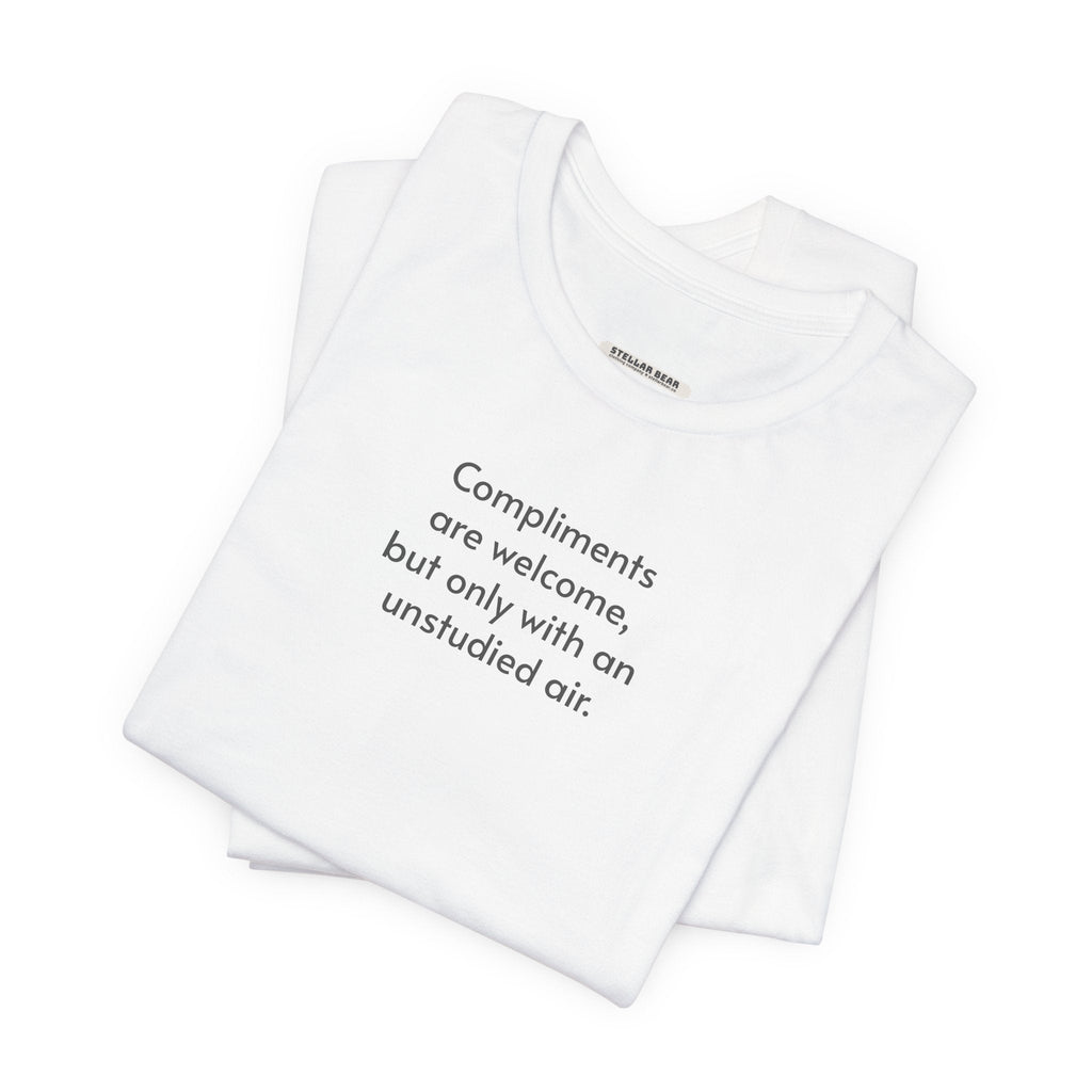 Compliments are Welcome, But Only with an Unstudied Air product image 5