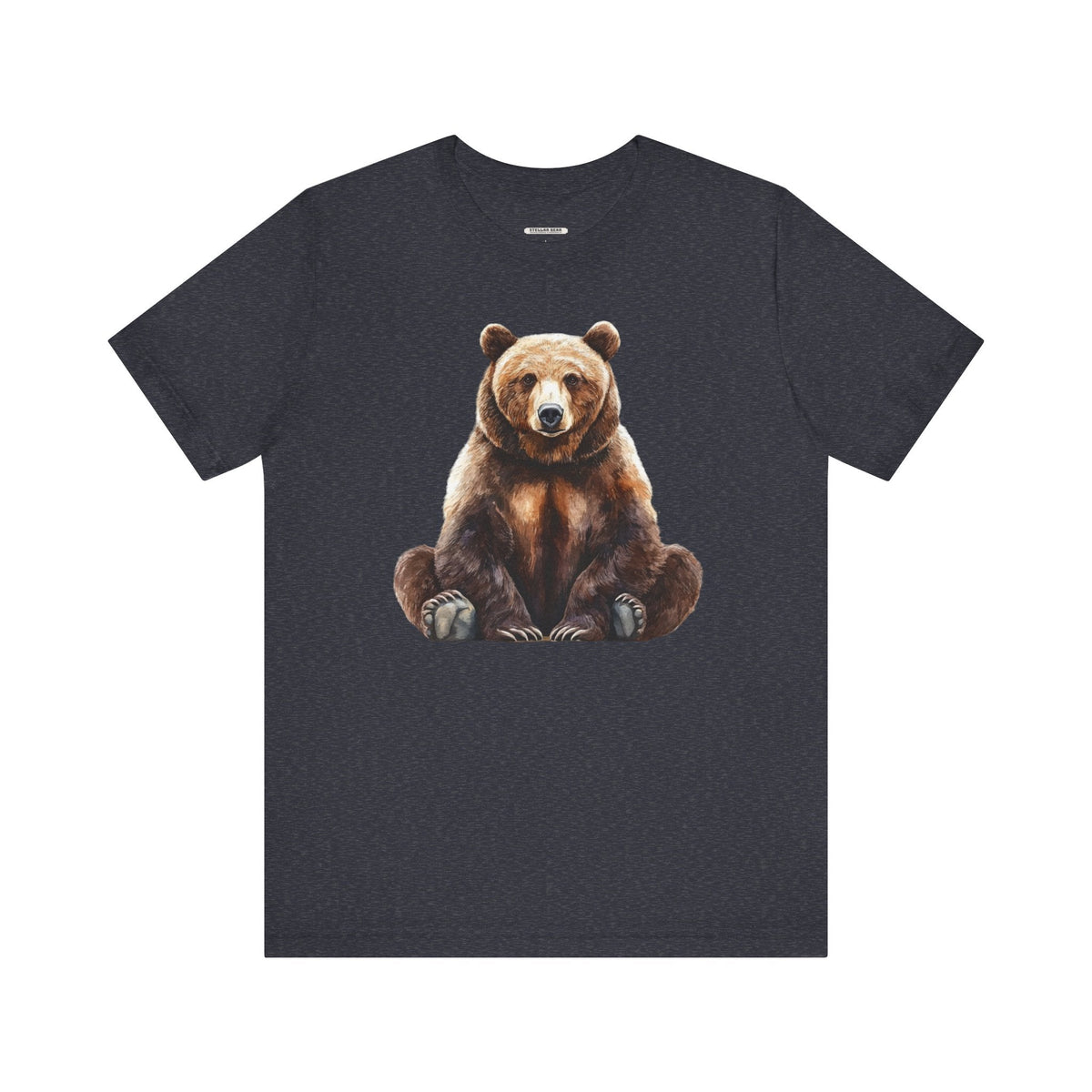 Grizzly Bear Sitting Graphic T-Shirt product image 8