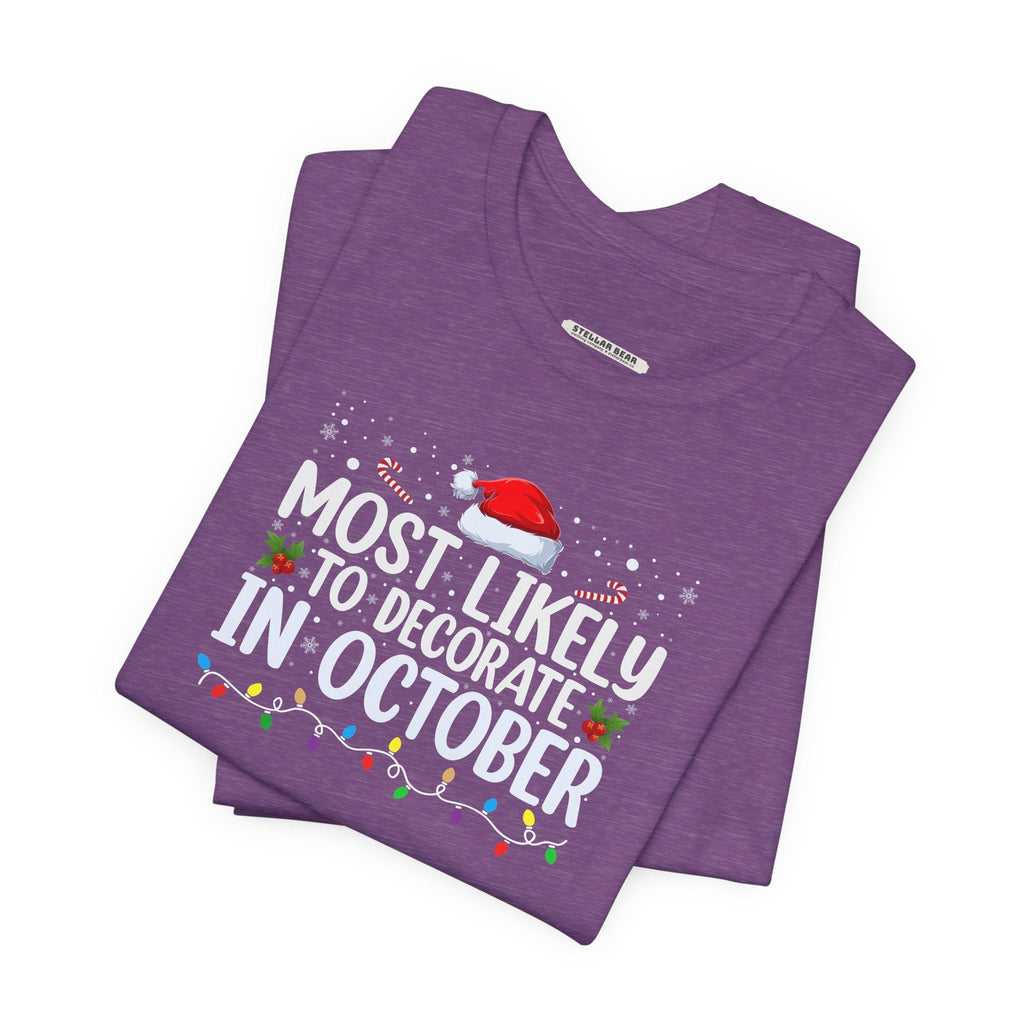 Most Likely to Decorate in October Graphic T-Shirt product image 2