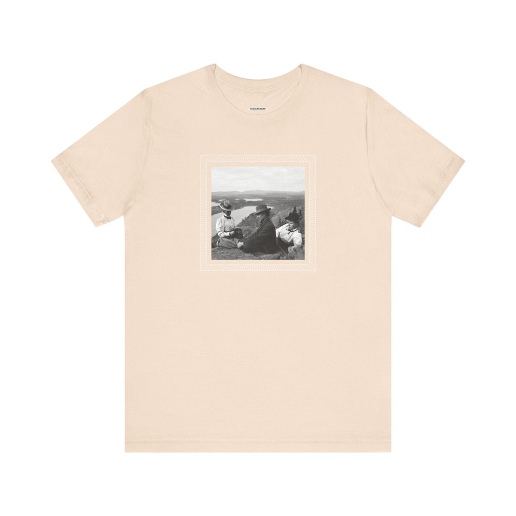 Friends on a Hill with a Camera 1899 Vintage Graphic T-Shirt product image 12