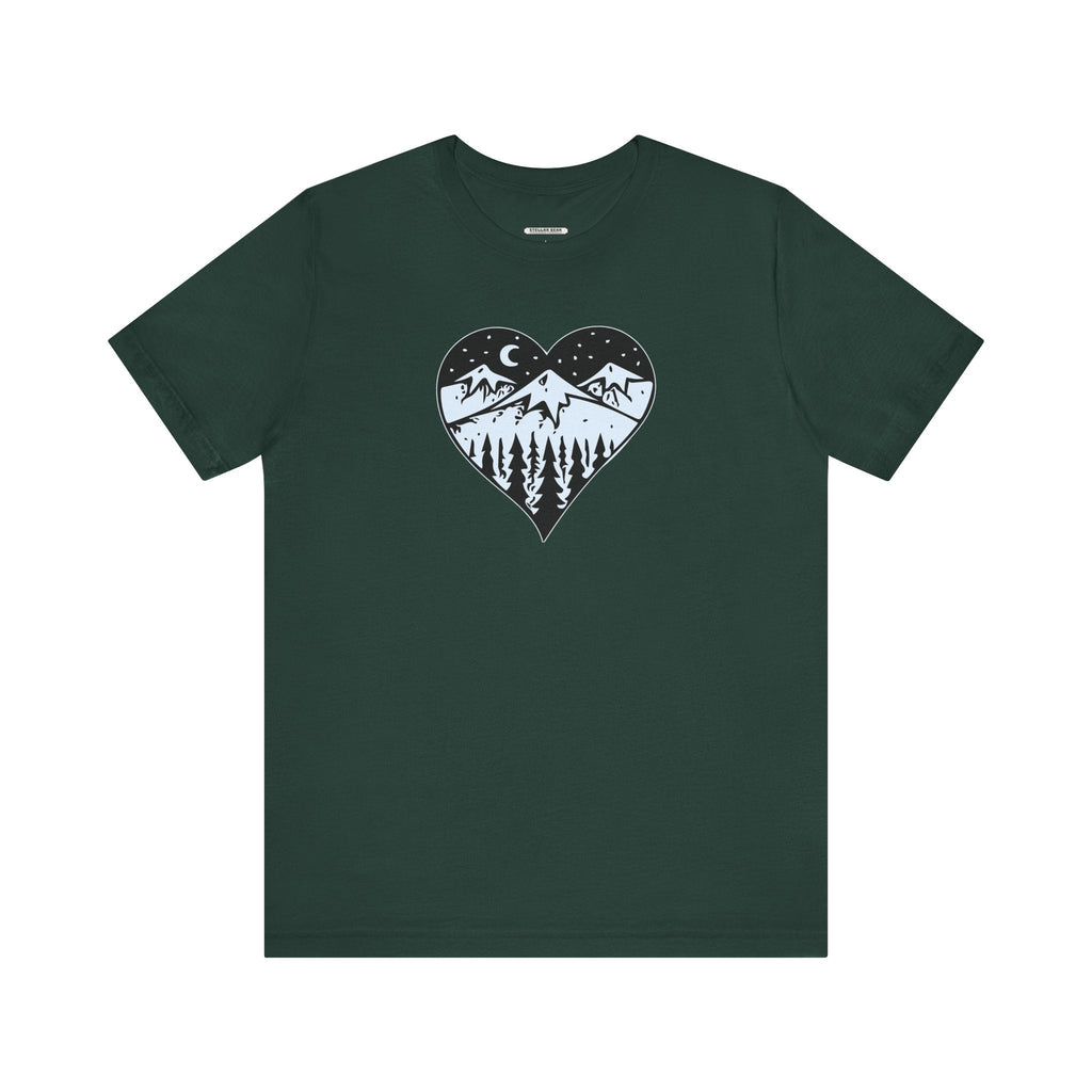 Snowy Mountain at Night Graphic T-Shirt product image 11