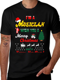 Im a Musician Merry Christmas T-Shirt product image 1