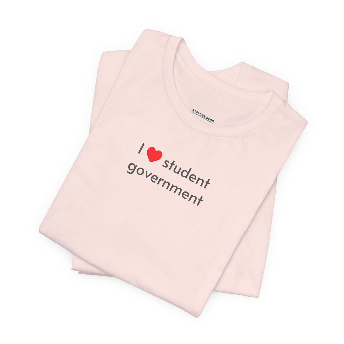 I Love Student Government Minimalist Style T-Shirt product image 7