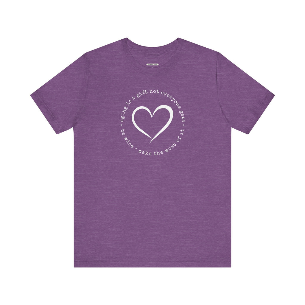 Aging is a Gift Not Everyone Gets, Heart Version Graphic product image 14