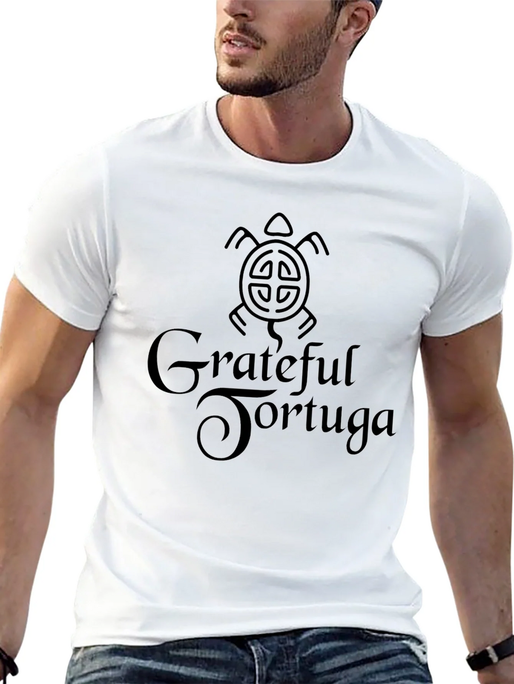 Grateful Tortuga Black T-Shirt product image 12