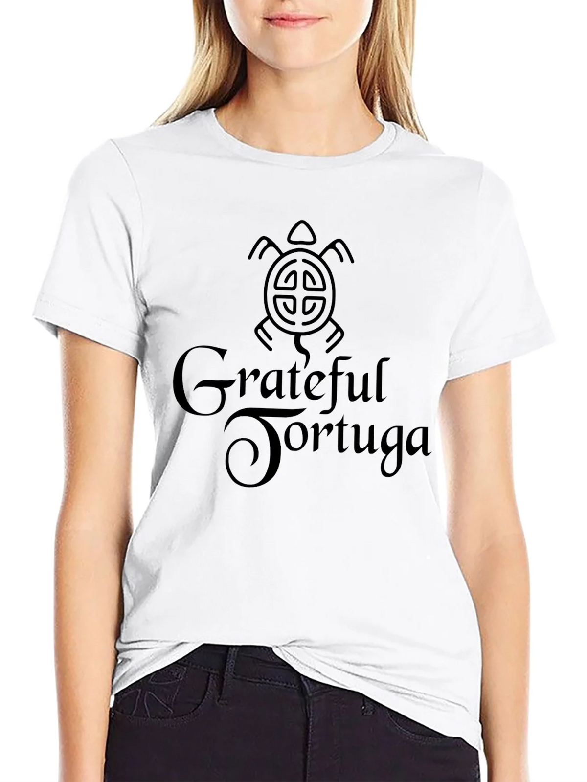 Grateful Tortuga Black T-Shirt product image 8
