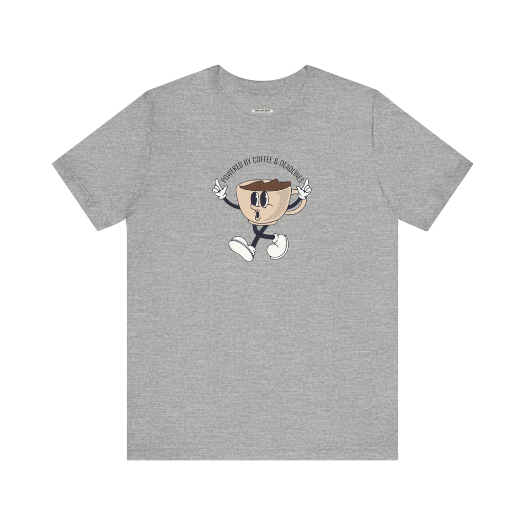 Powered by Coffee and Deadlines Graphic T-Shirt product image 16
