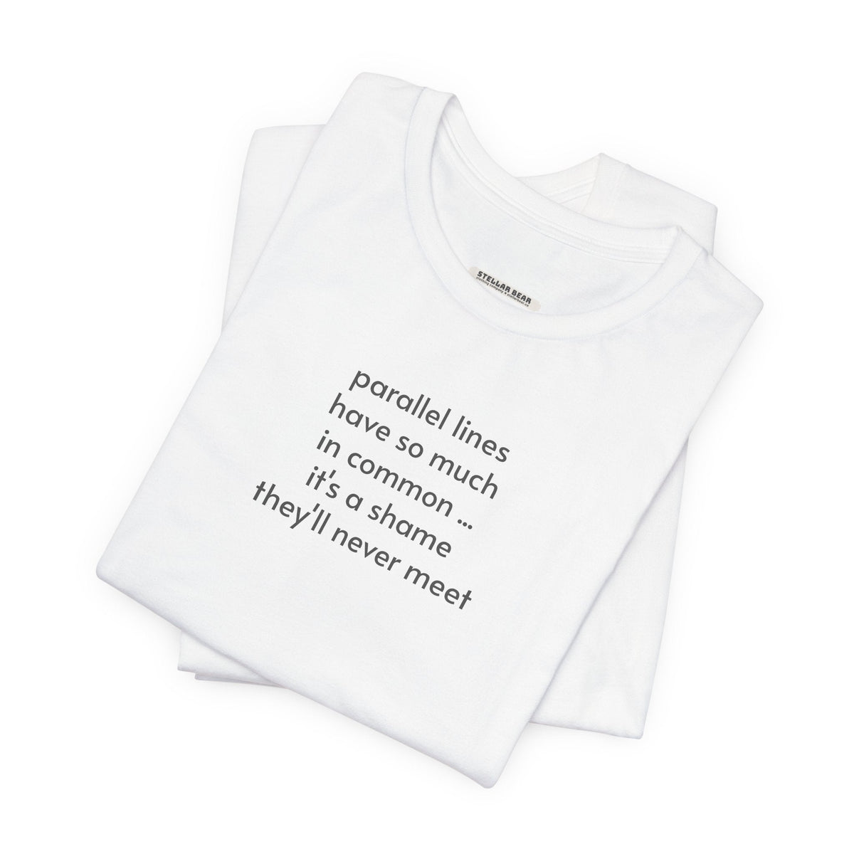 Parallel Lines Minimalist Style T-Shirt product image 7