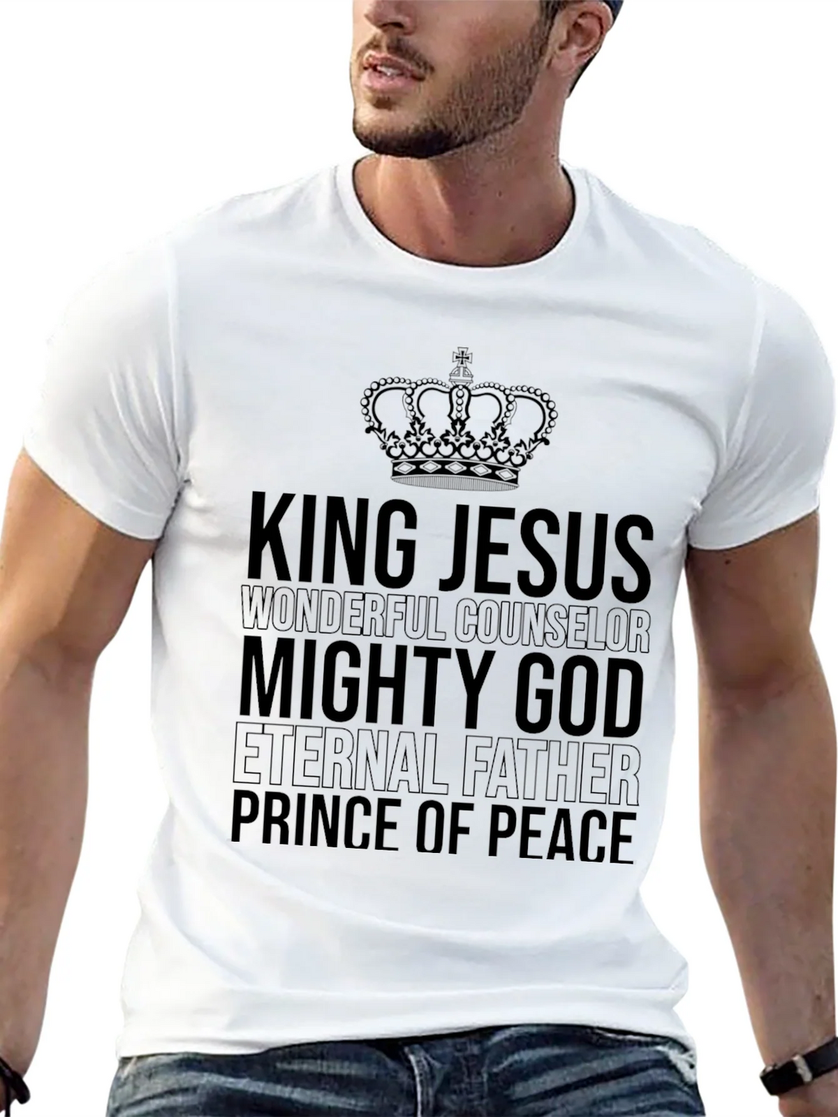 King Jesus Graphic T-Shirt product image 12