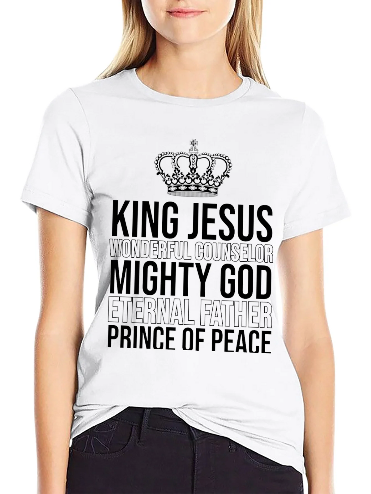 King Jesus Graphic T-Shirt product image 8
