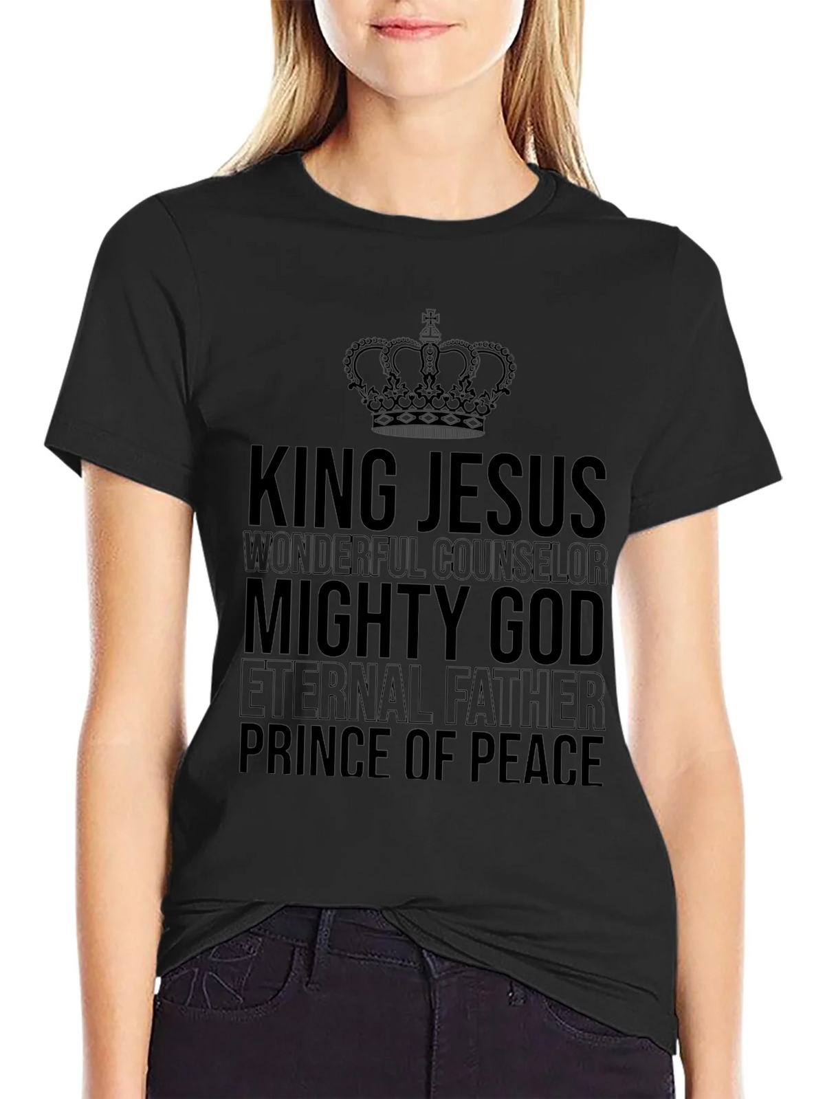 King Jesus Graphic T-Shirt product image 2