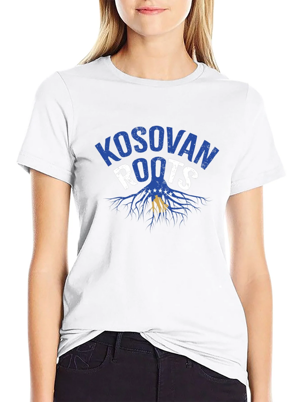 Kosovan Roots T-Shirt - Black Tee product image 6