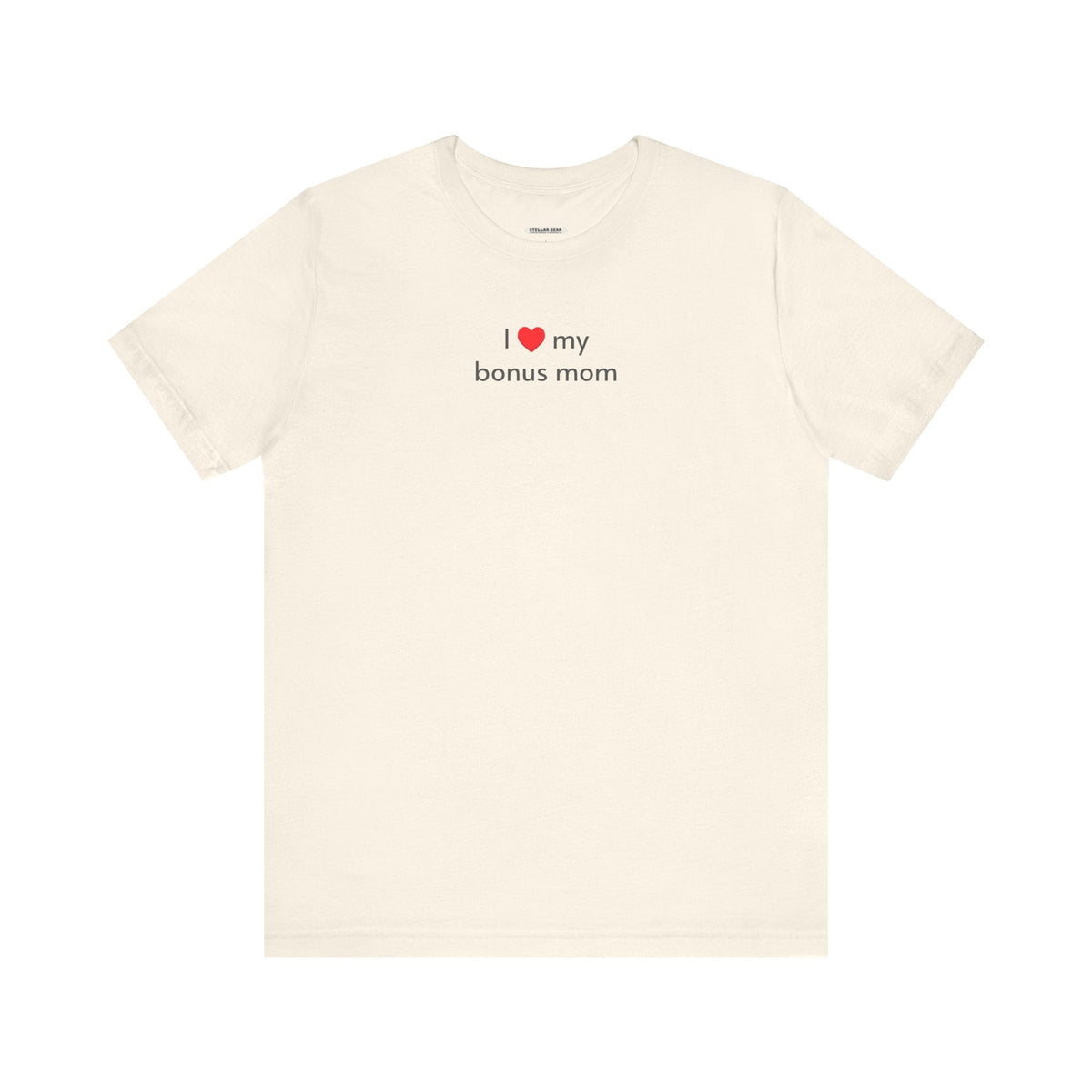 I Love My Bonus Mom Minimalist Style T-Shirt product image 12