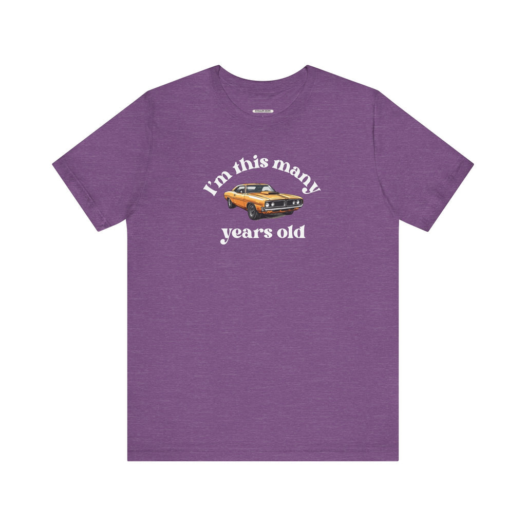 I'm This Many Years Old (Muscle Car) Graphic T-Shirt product image 14