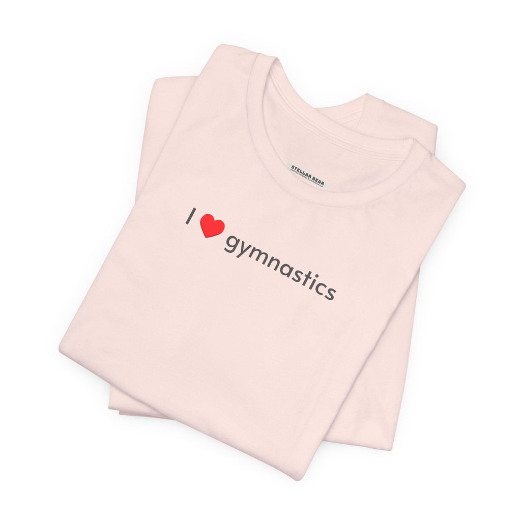 I Love Gymnastics Minimalist Style T-Shirt product image 5