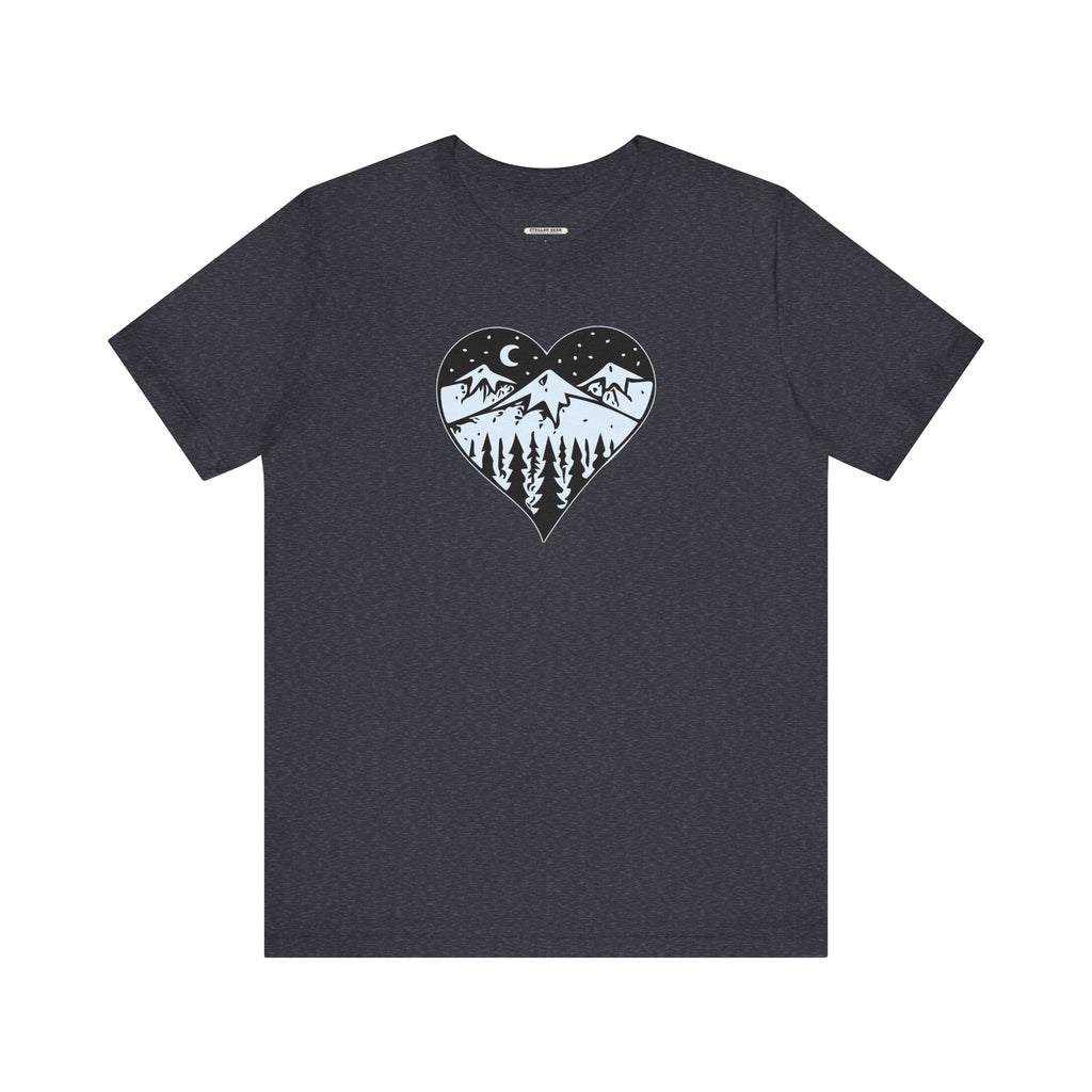 Snowy Mountain at Night Graphic T-Shirt product image 10