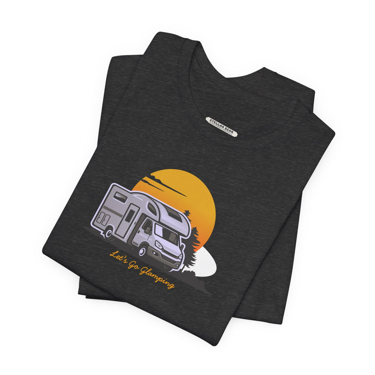 Let's Go Glamping RV Graphic T-Shirt product image 5