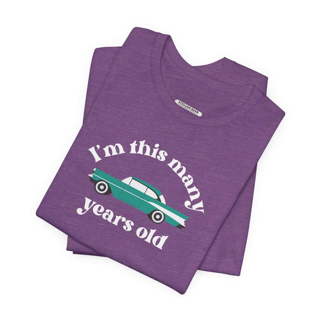 I'm This Many Years Old (Fin Car) Graphic T-Shirt product image 6