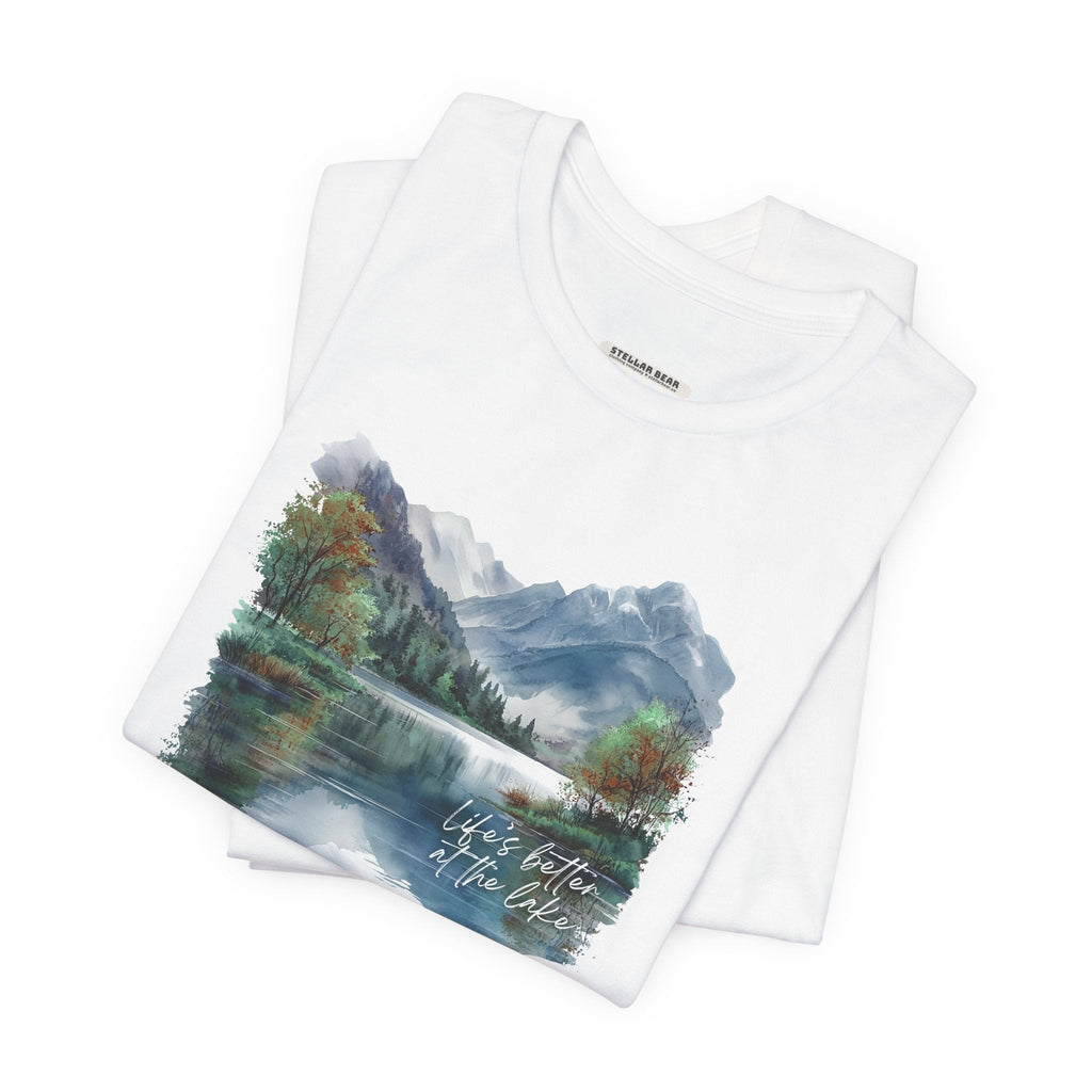 Life's Better at the Lake, Fall Trees Graphic T-Shirt product image 7