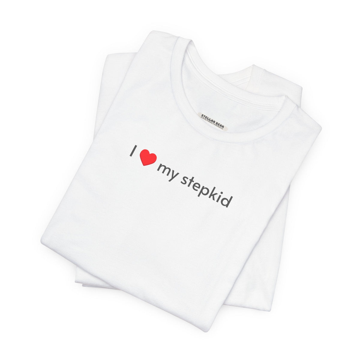 I Love My Stepkid Minimalist Style T-Shirt product image 3