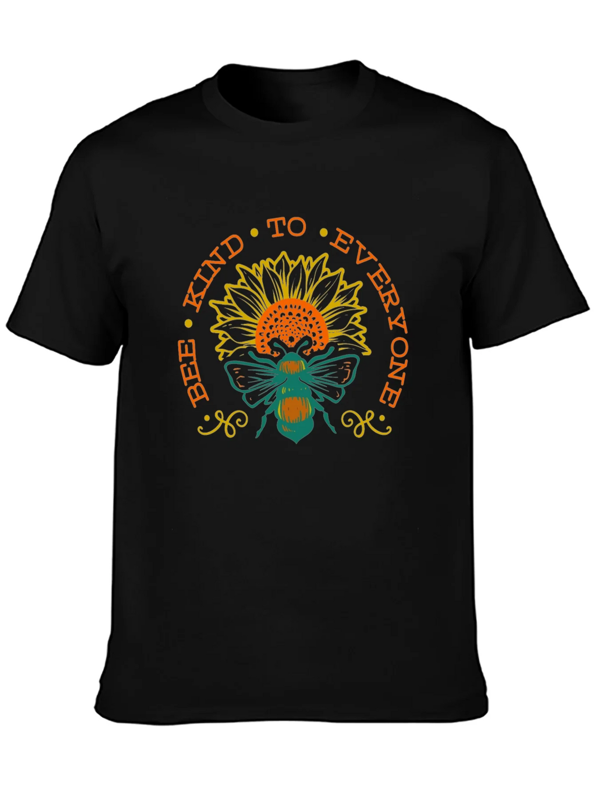 Bee Kind Sunflower T-Shirt - Positive Message Tee product image 3
