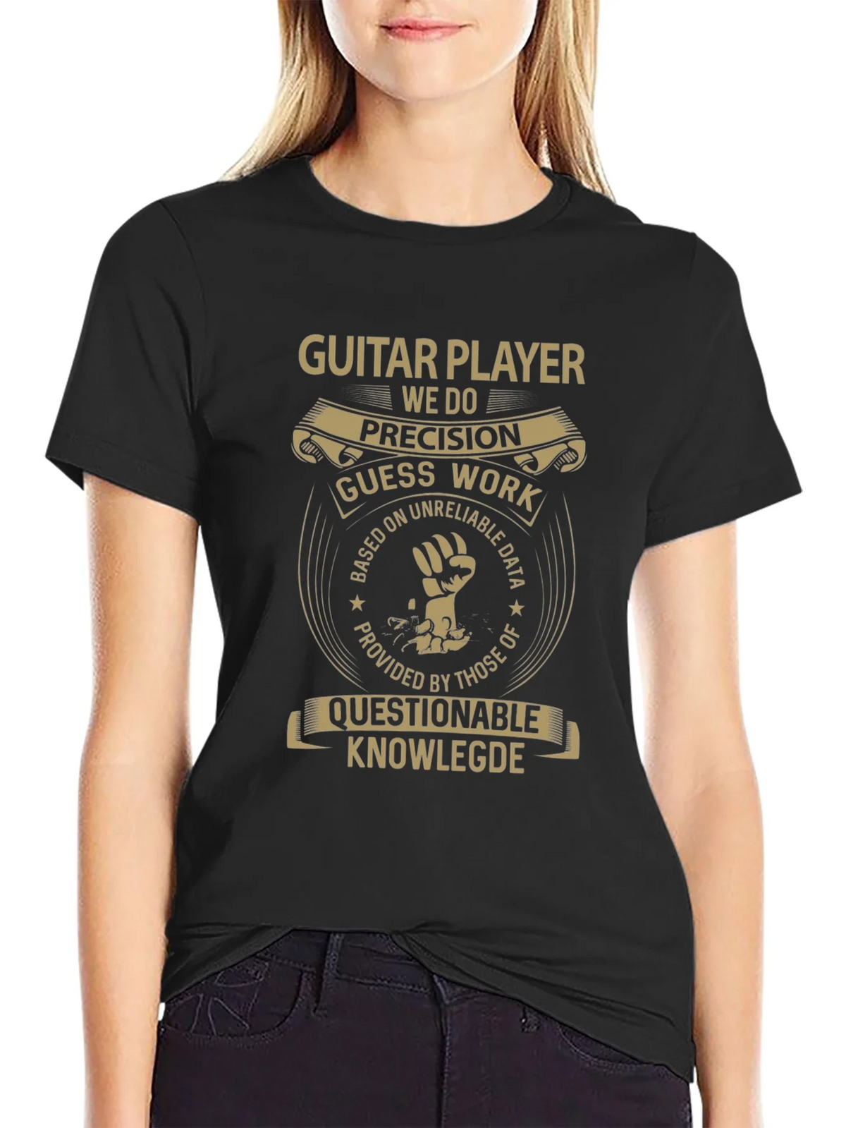 Guitar Player Precision Graphic Tee product image 2