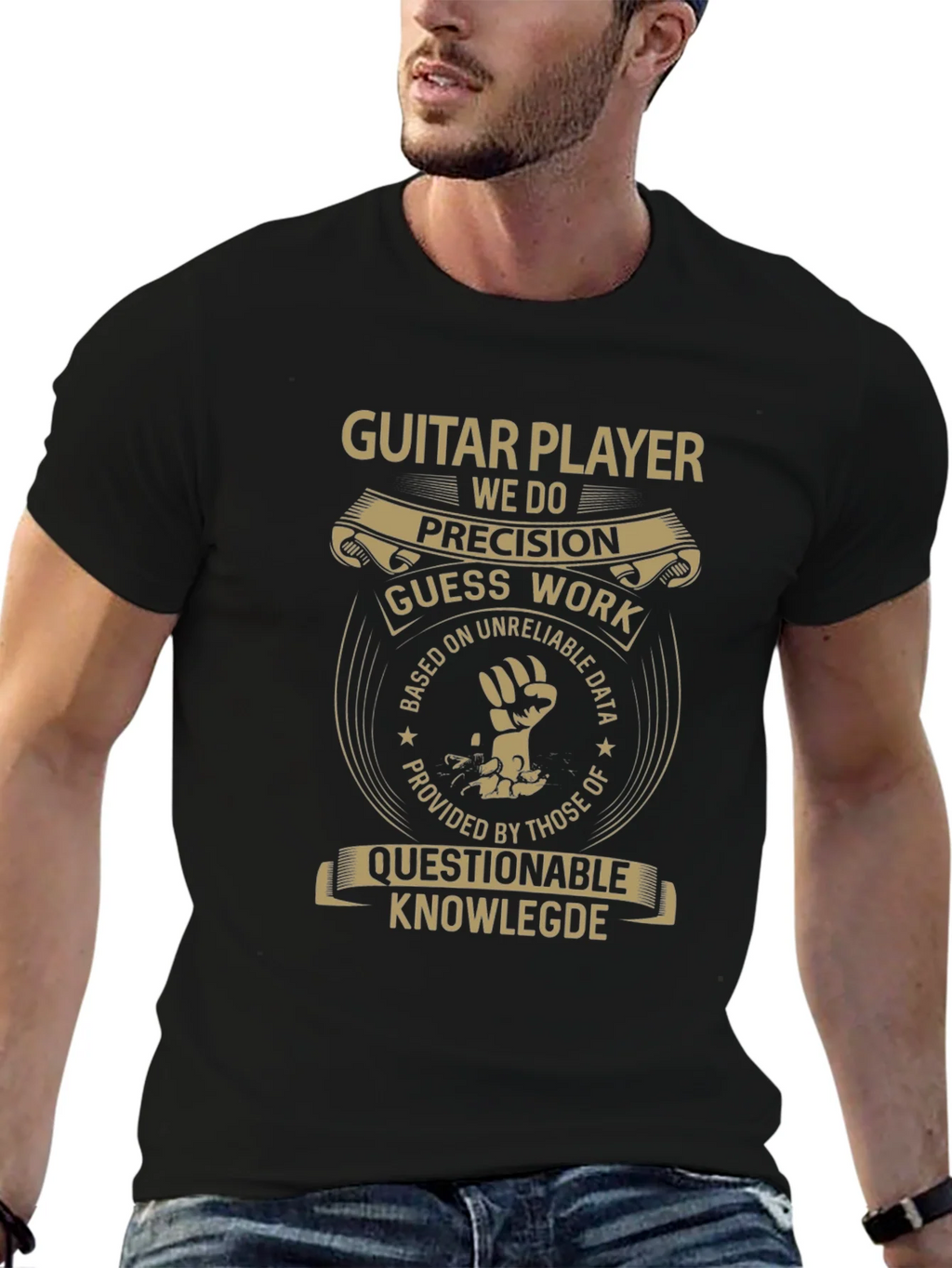 Guitar Player Precision Graphic Tee product image 6