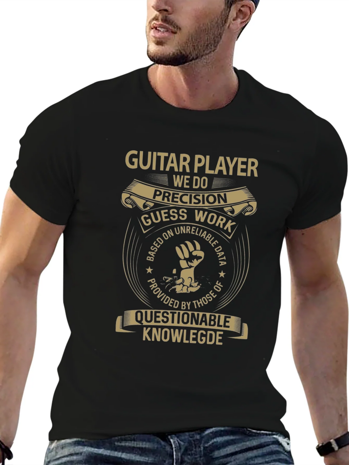 Guitar Player Precision Graphic Tee product image 6