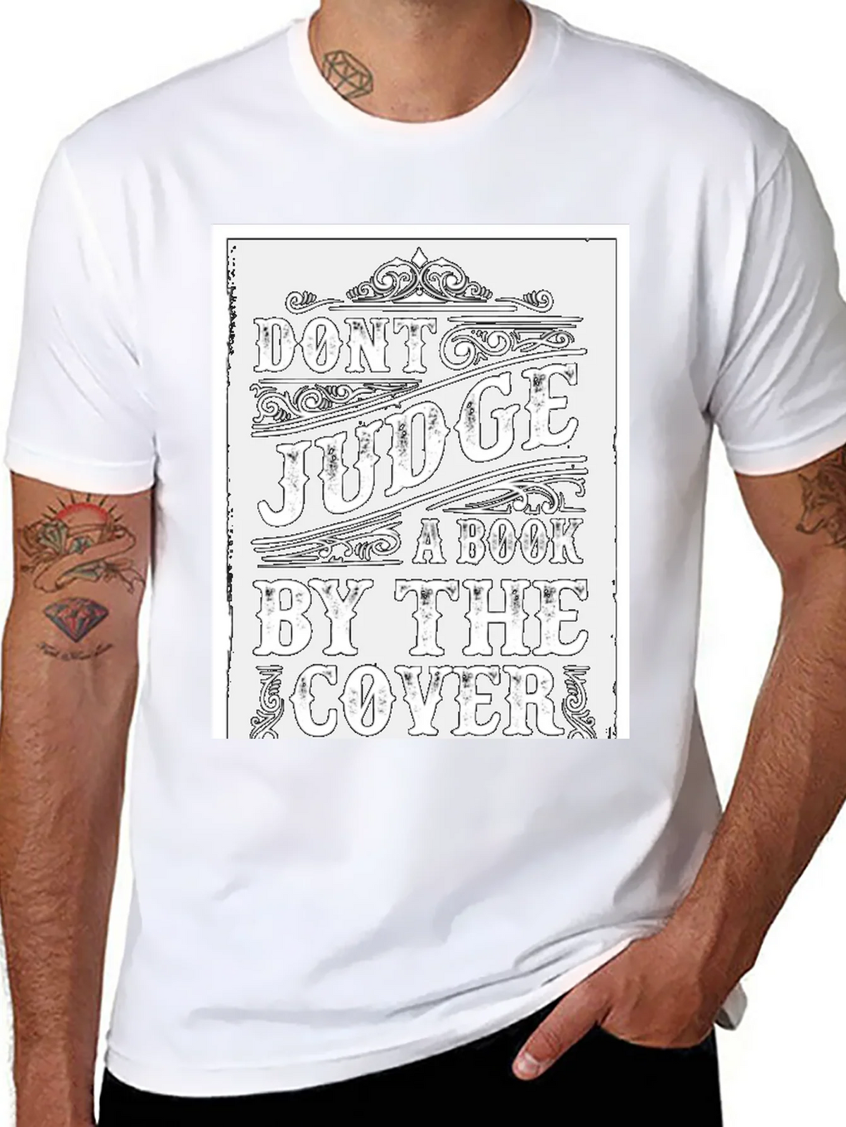 Dont Judge a Book by Cover Tee product image 7