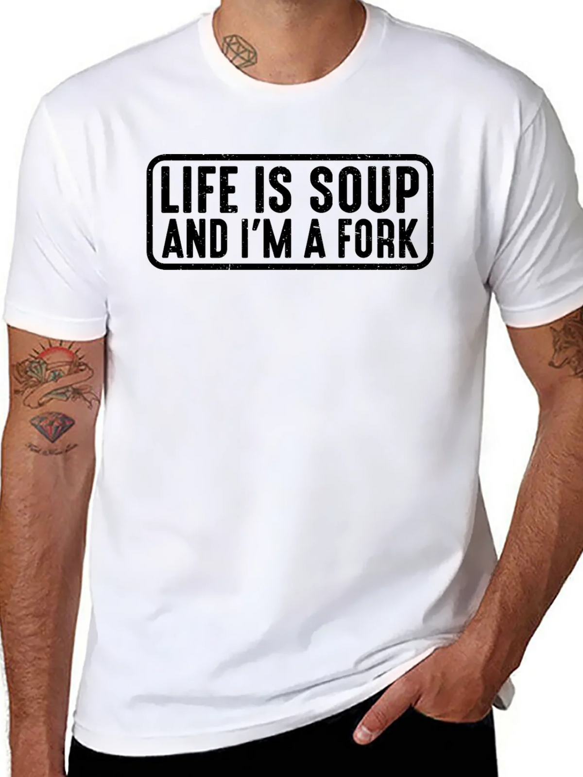 Life Is Soup And Im A Fork T-Shirt product image 7