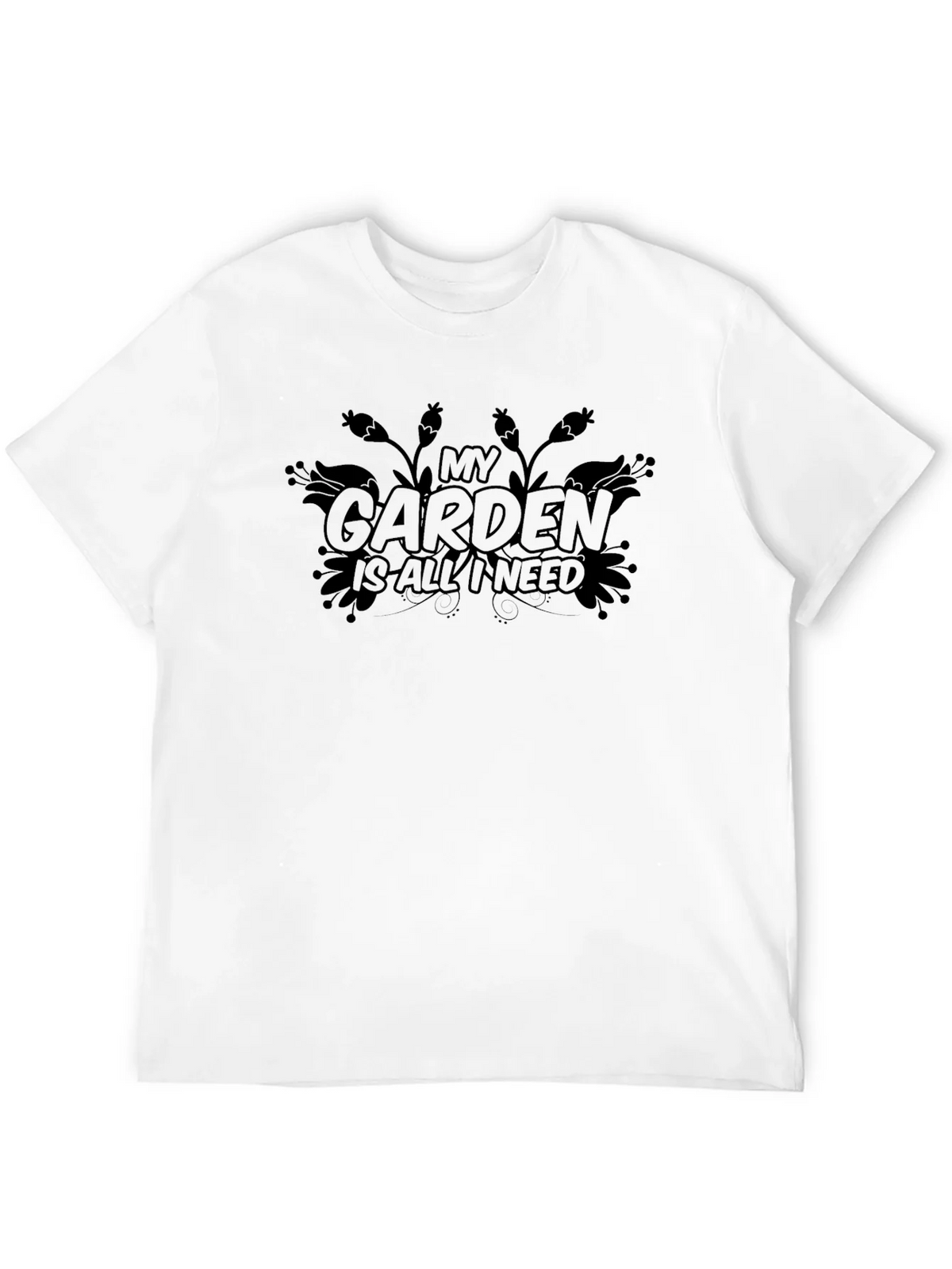 My Garden Is All I Need - Black T-Shirt product image 11