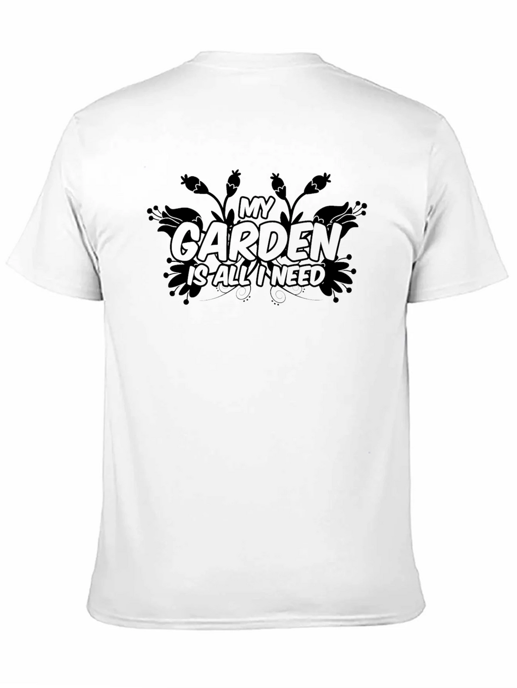 My Garden Is All I Need - Black T-Shirt product image 10