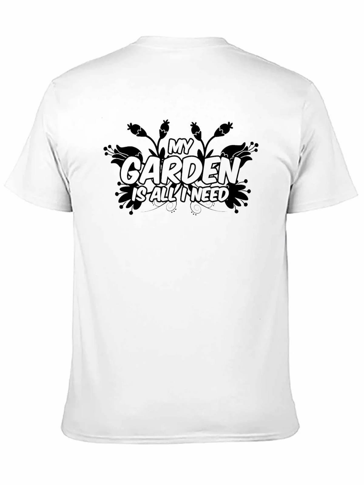 My Garden Is All I Need - Black T-Shirt product image 10