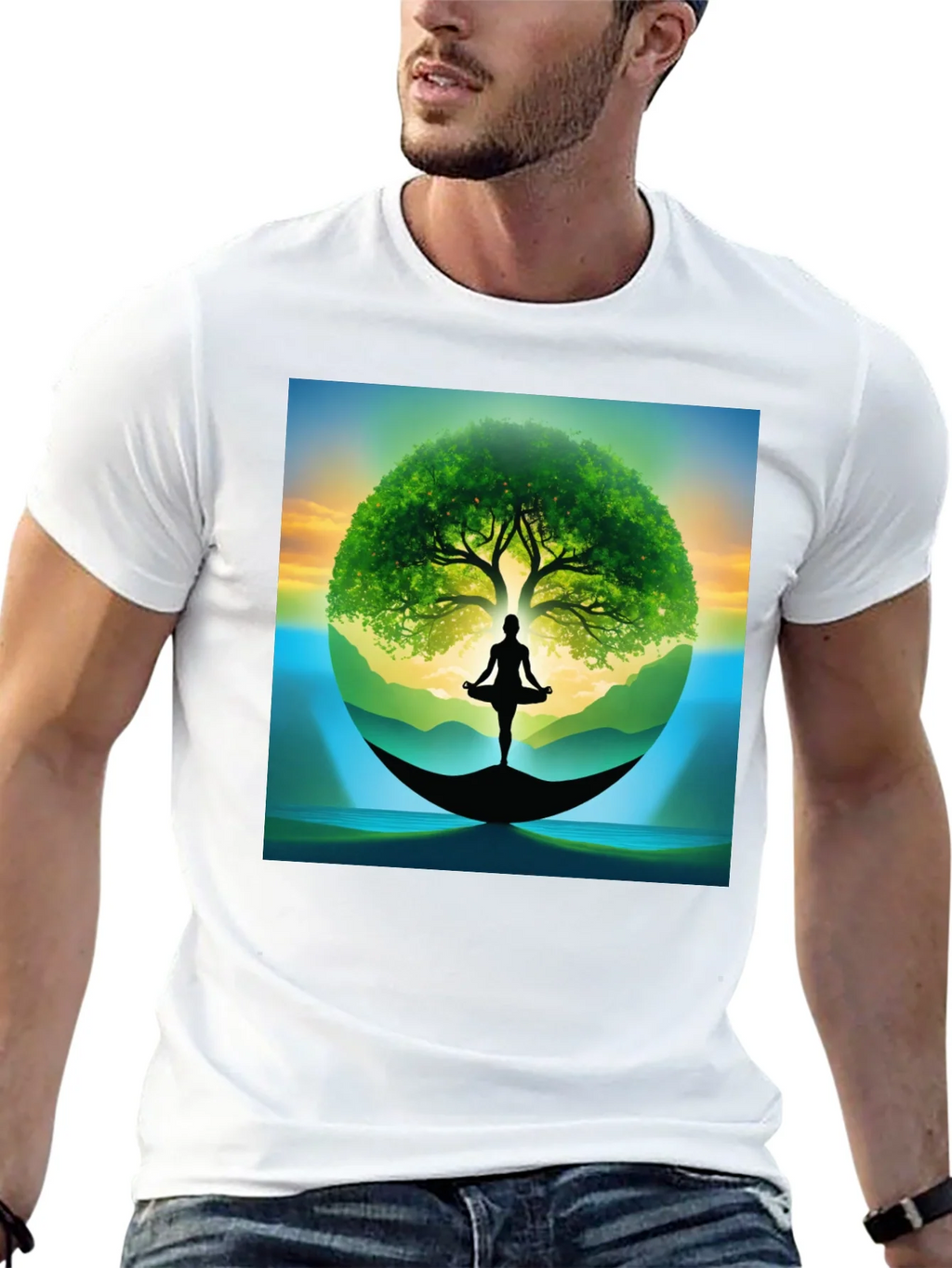 Zen Tree of Life Yoga T-Shirt product image 12