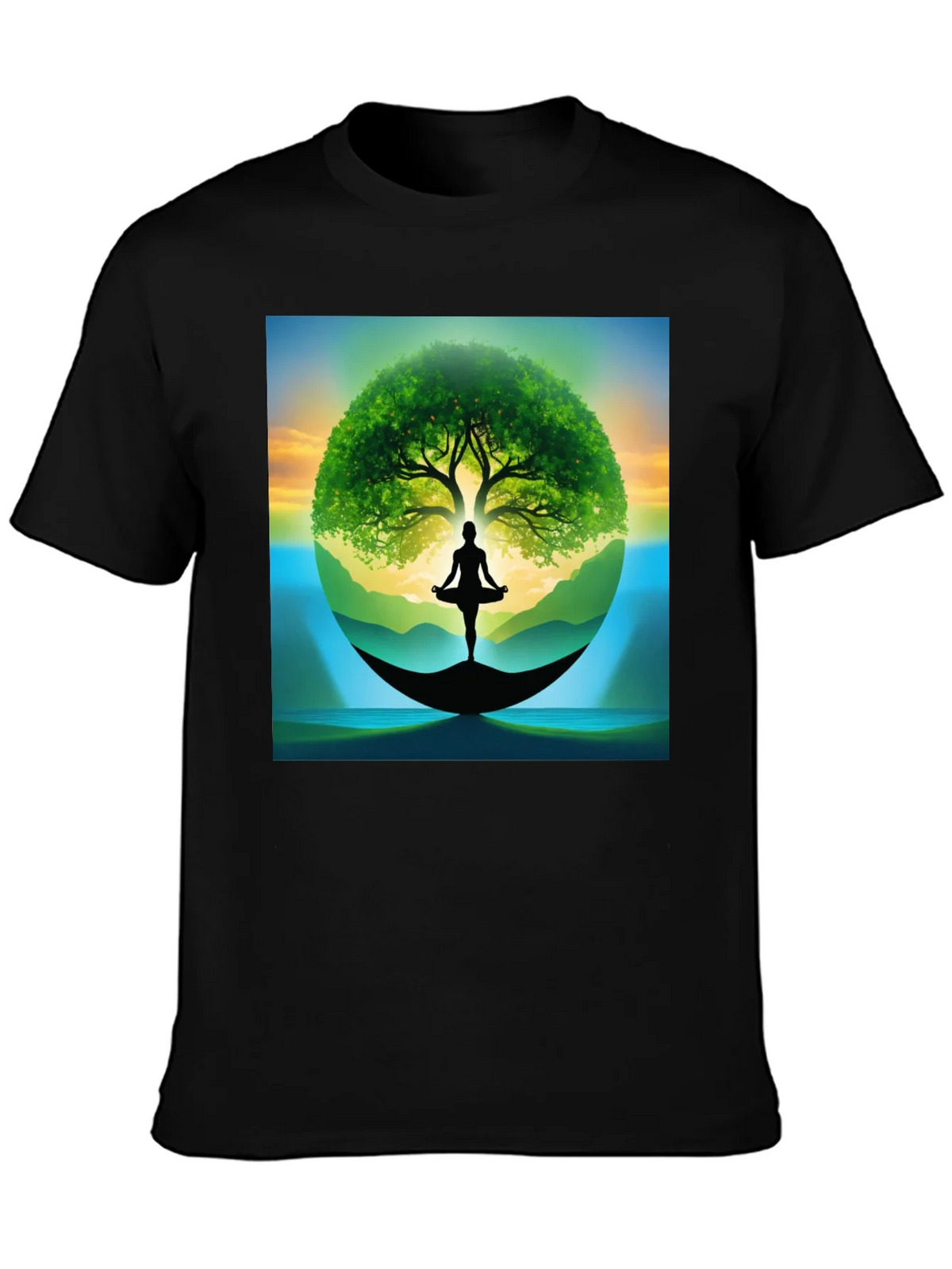 Zen Tree of Life Yoga T-Shirt product image 3