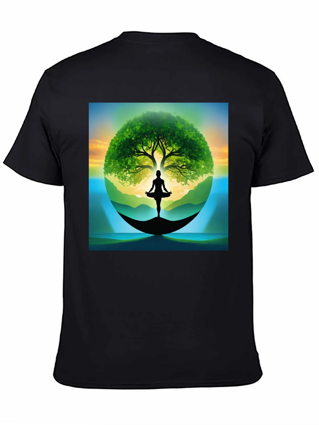 Zen Tree of Life Yoga T-Shirt product image 4