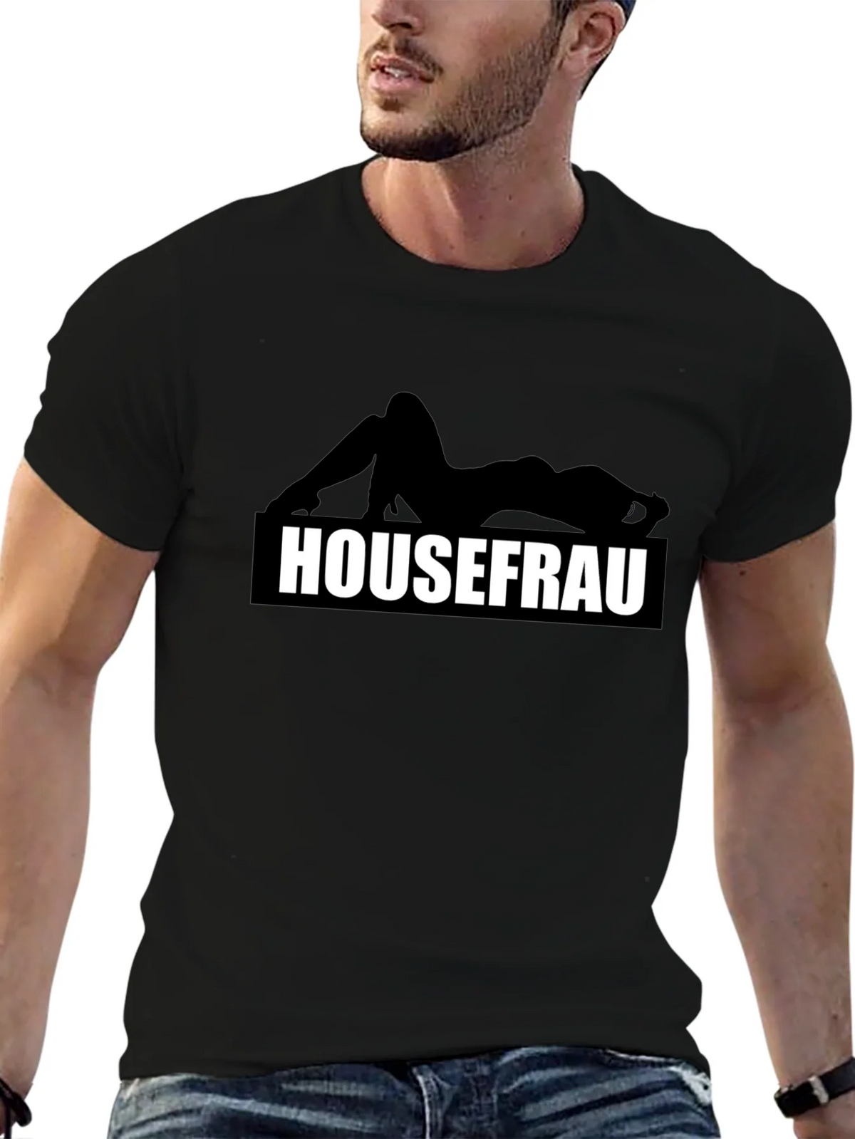 Housefrau Graphic T-Shirt - Black Tee product image 6