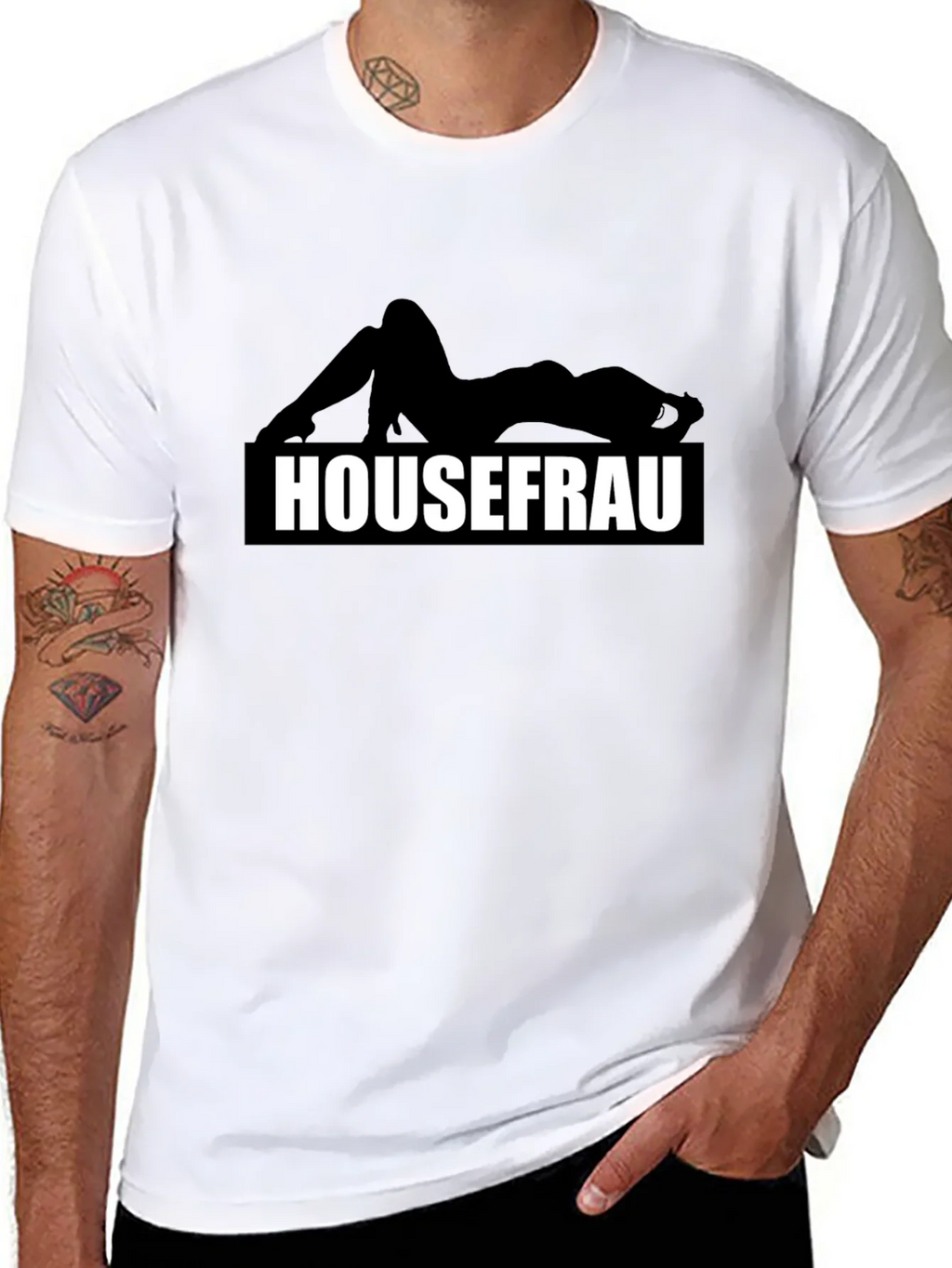 Housefrau Graphic T-Shirt - Black Tee product image 7