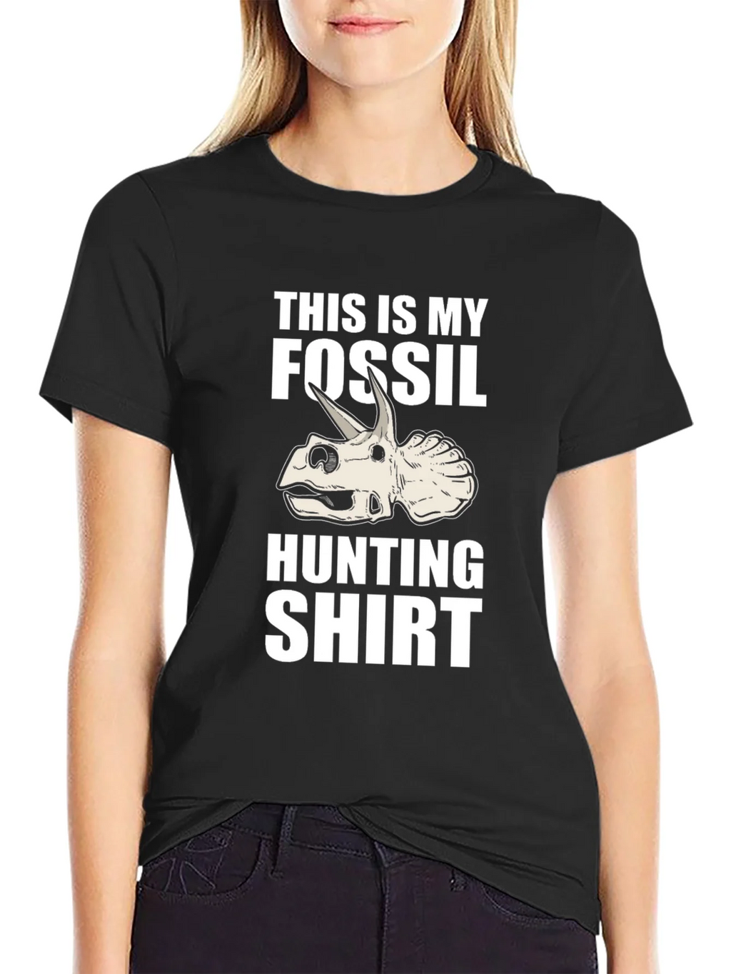 Fossil Hunting Shirt - Triceratops Dinosaur Tee product image 2