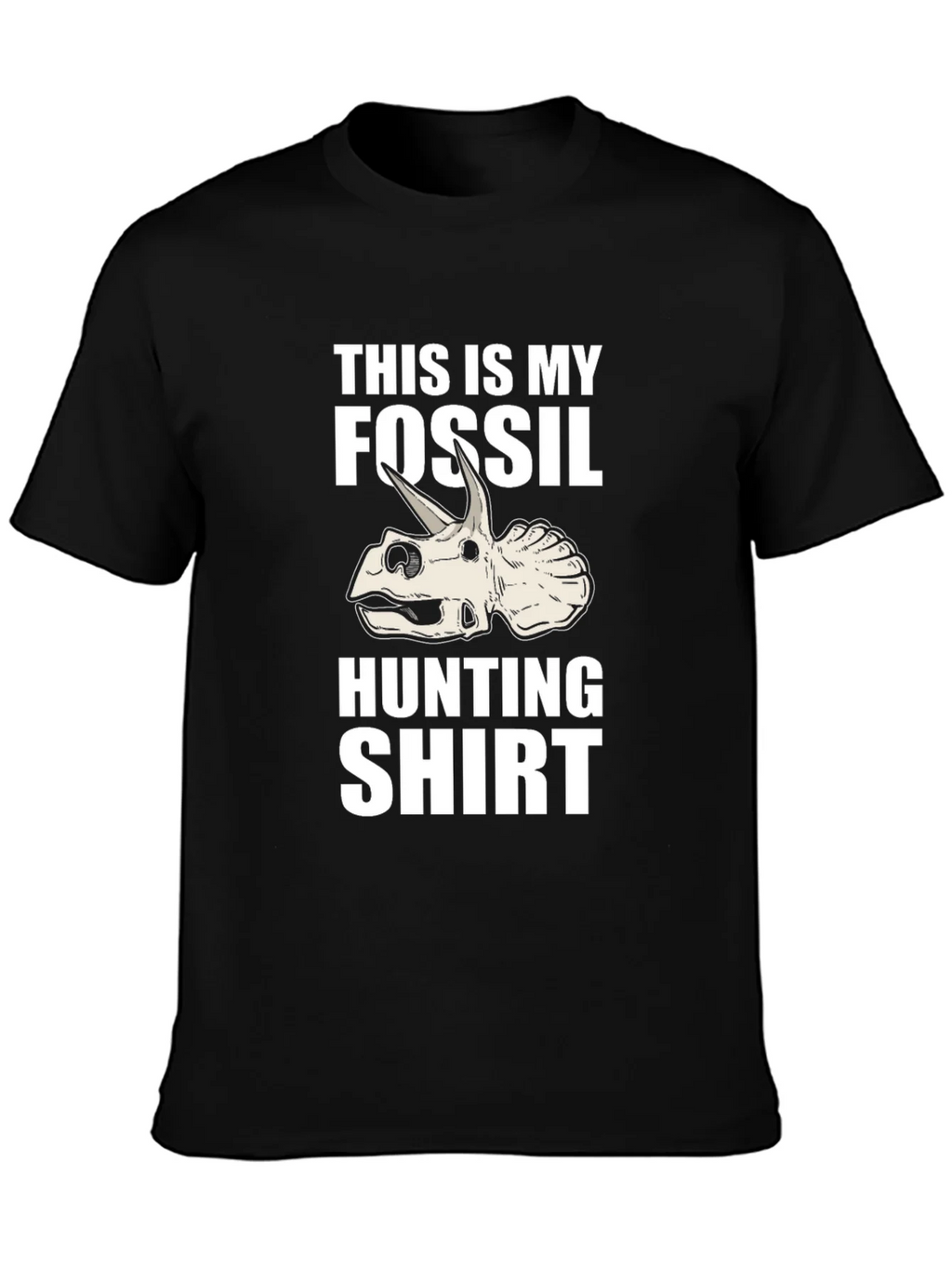 Fossil Hunting Shirt - Triceratops Dinosaur Tee product image 3