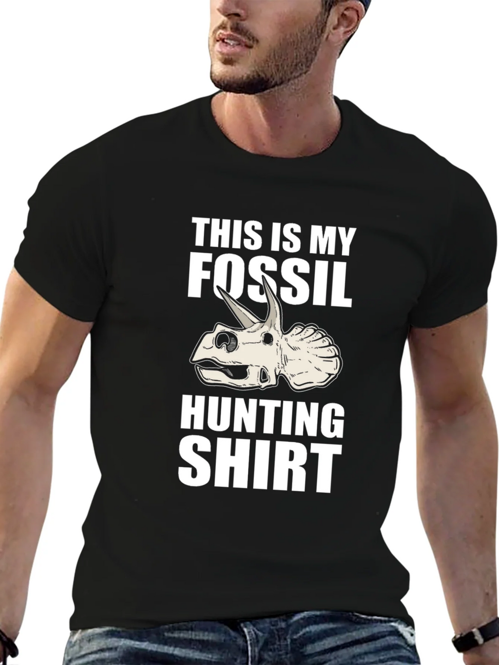Fossil Hunting Shirt - Triceratops Dinosaur Tee product image 6
