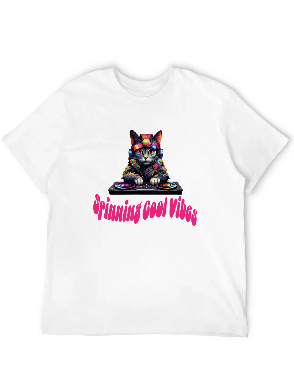 Cool Cat DJ Graphic Tee product image 8