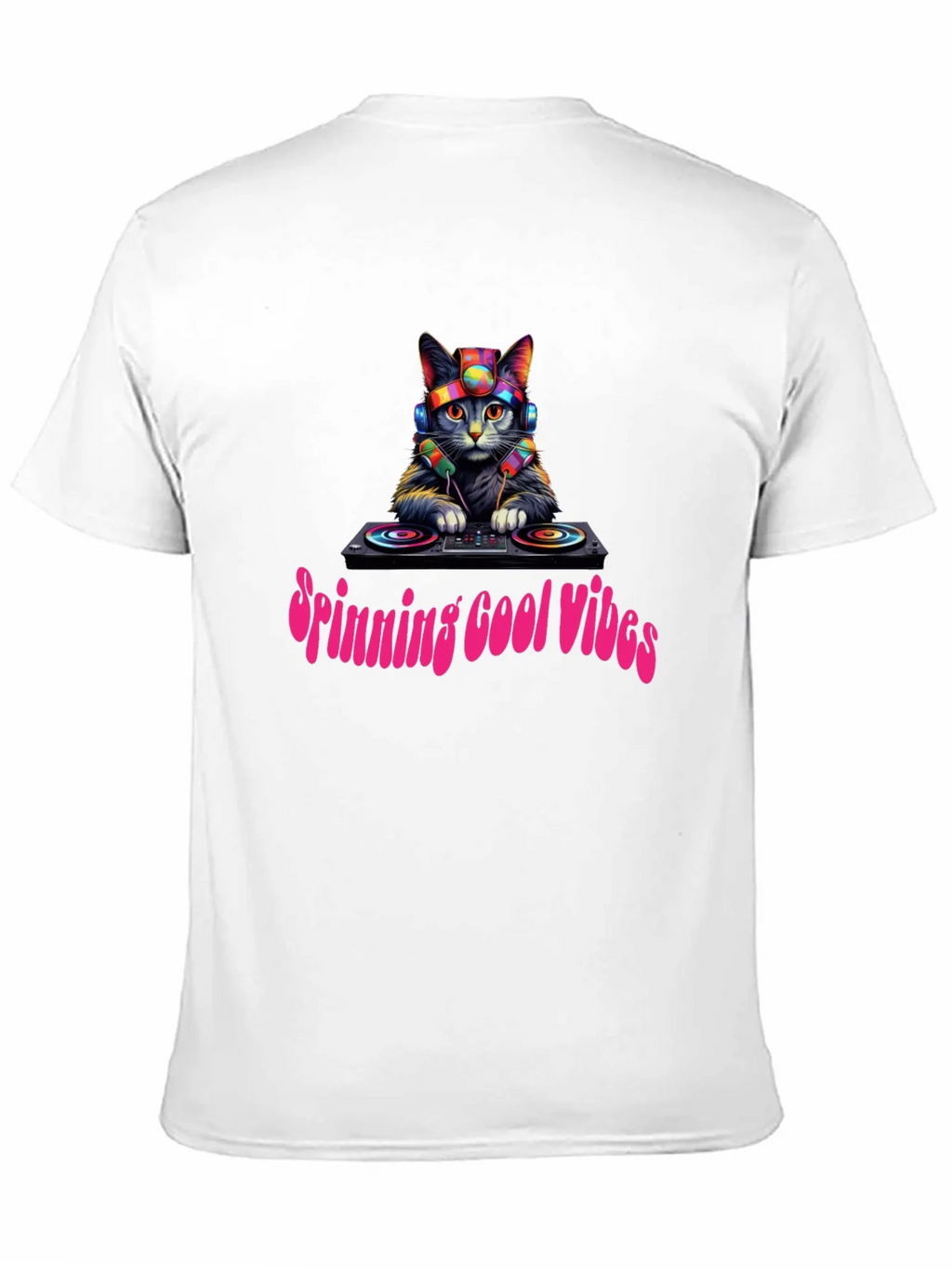 Cool Cat DJ Graphic Tee product image 7