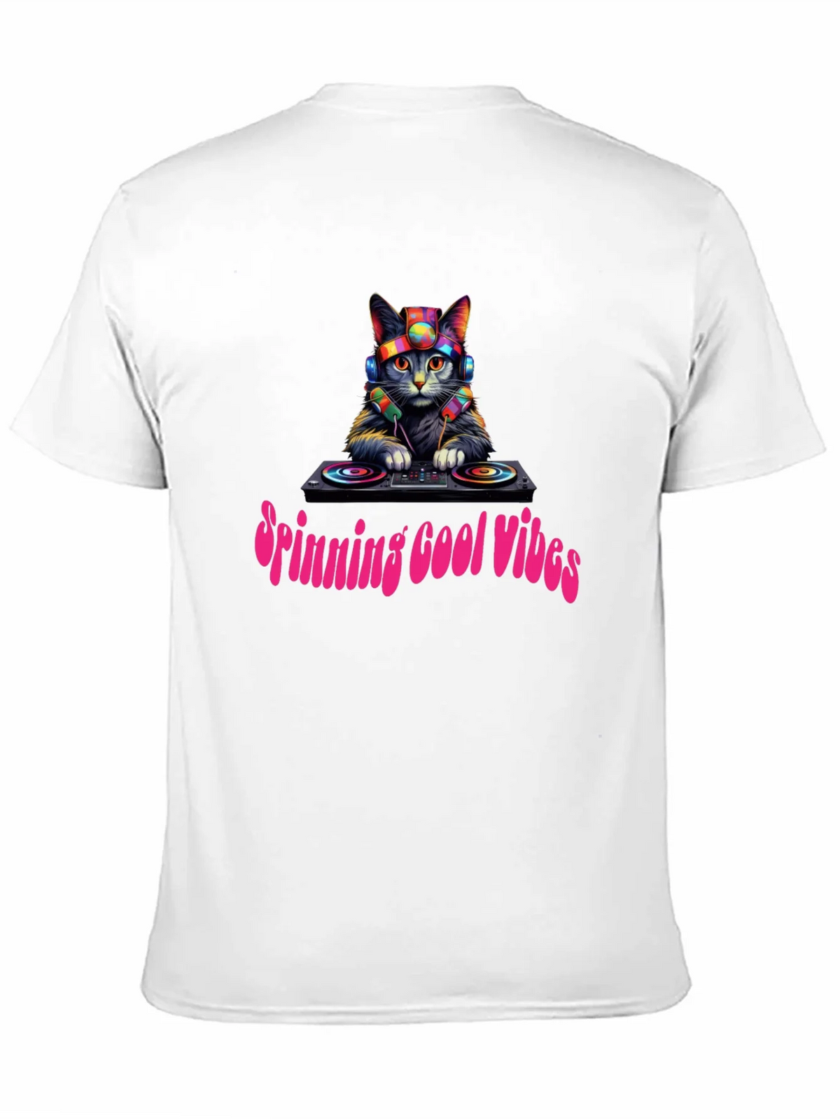 Cool Cat DJ Graphic Tee product image 7