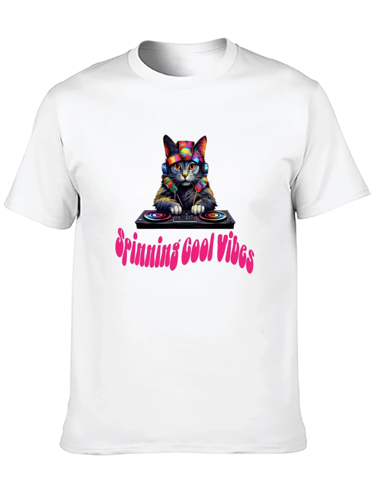 Cool Cat DJ Graphic Tee product image 6