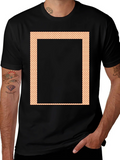 Black Graphic Tee with Rectangle Design product image 1
