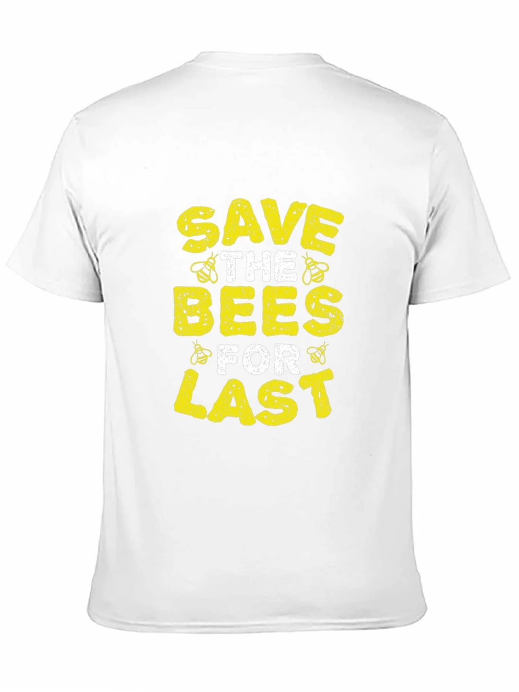 Save the Bees Graphic T-Shirt - Black Cotton Tee product image 3