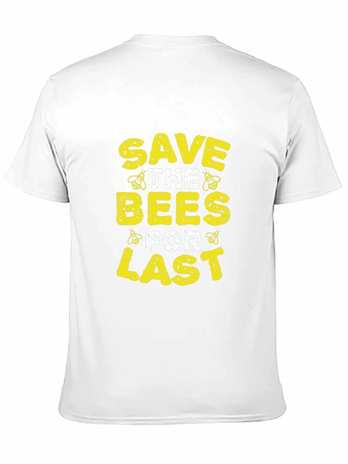 Save the Bees Graphic T-Shirt - Black Cotton Tee product image 3